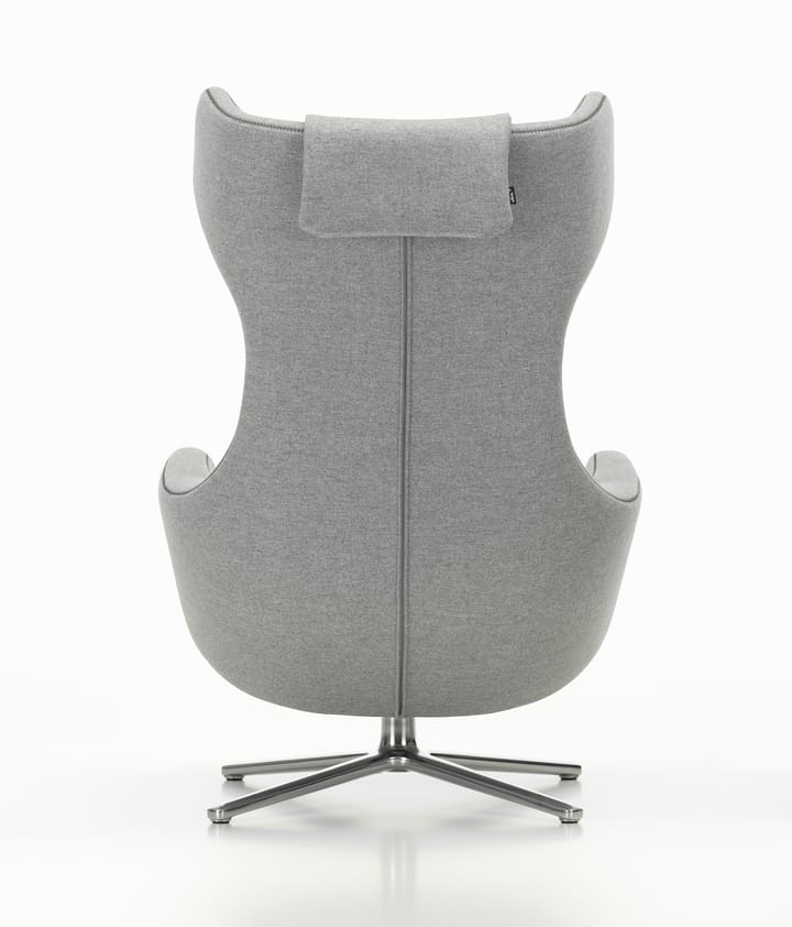 Grand repos lenestol aluminiumsramme, Cosy 2 pebble grey Vitra