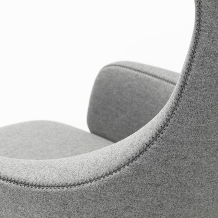 Grand repos lenestol aluminiumsramme, Cosy 2 pebble grey Vitra