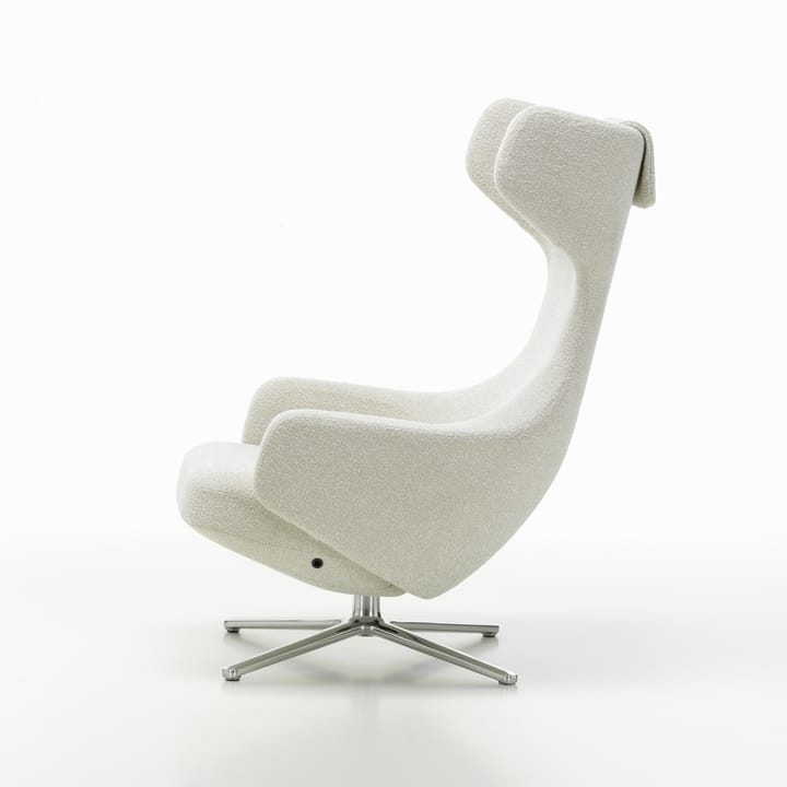 Grand repos lenestol aluminiumsramme, Nubia 01 ivory-pearl Vitra