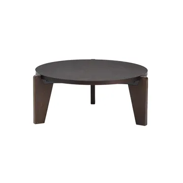 Guéridon lavt sofabord - Dark oak - Vitra