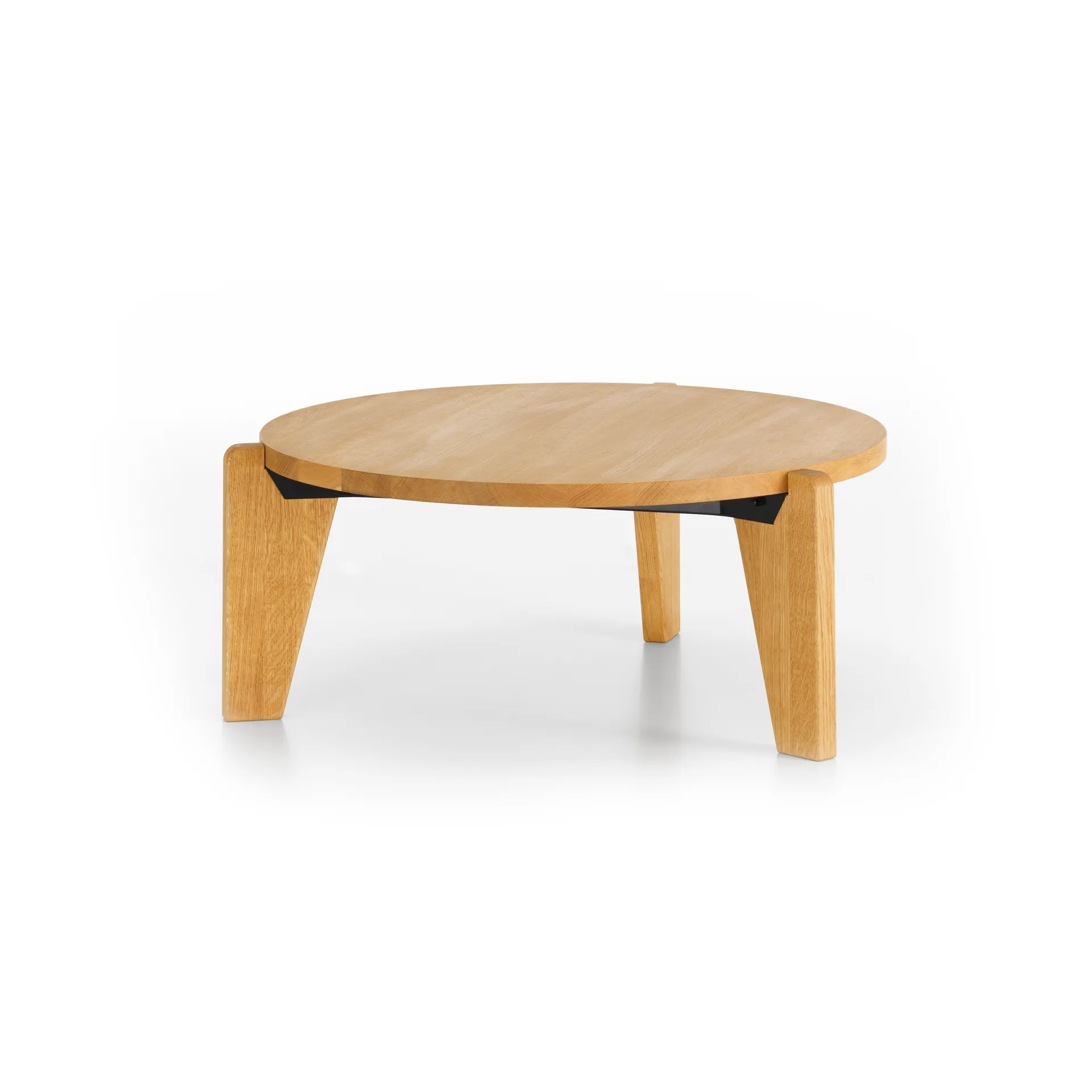 Guéridon lavt sofabord, Oiled oak Vitra