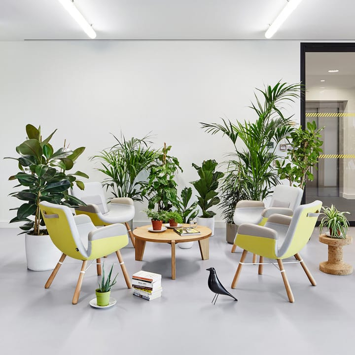 Guéridon lavt sofabord, Oiled oak Vitra