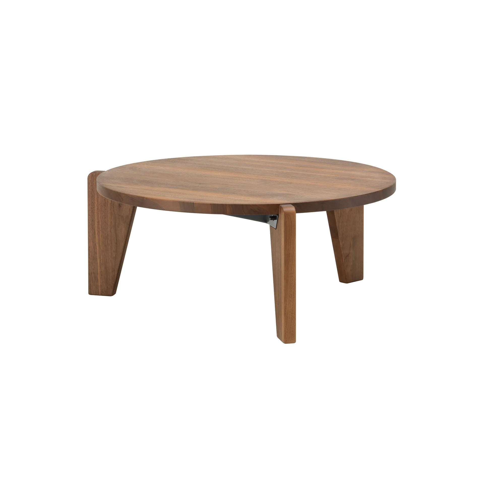 Guéridon lavt sofabord, Oiled walnut Vitra