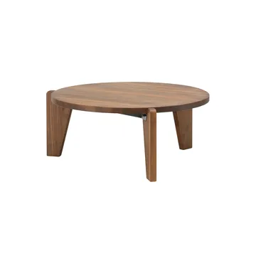 Guéridon lavt sofabord - Oiled walnut - Vitra