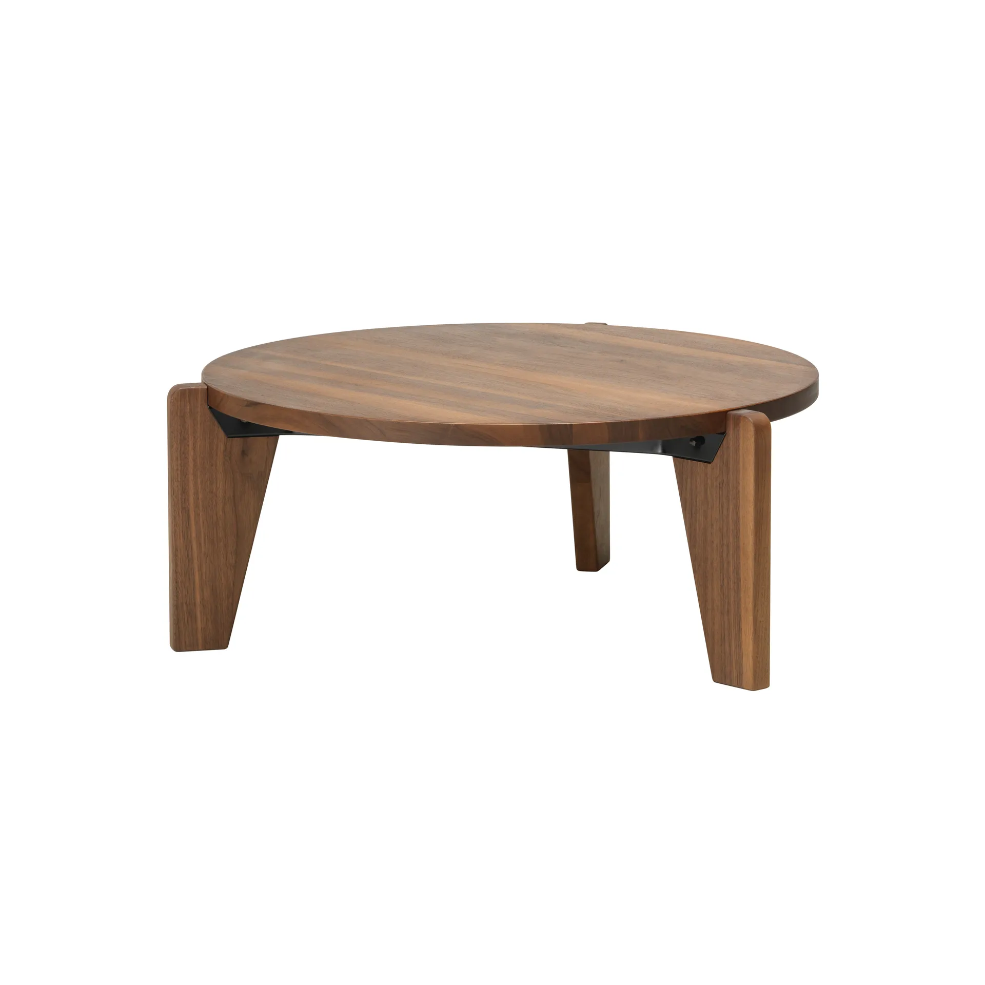 Guéridon lavt sofabord, Oiled walnut Vitra