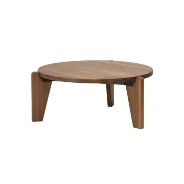 Guéridon lavt sofabord - Oiled walnut - Vitra
