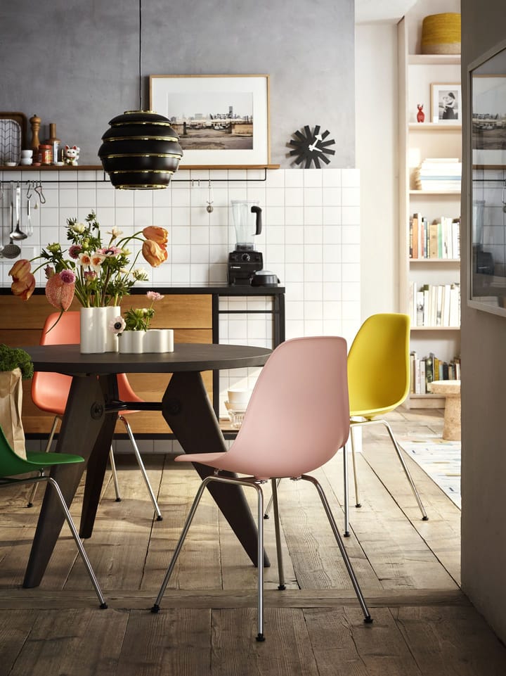 Guéridon spisebord, Dark oak ø105cm Vitra