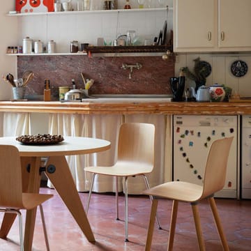 Hal Ply Wood stol - Mørk eik - Vitra