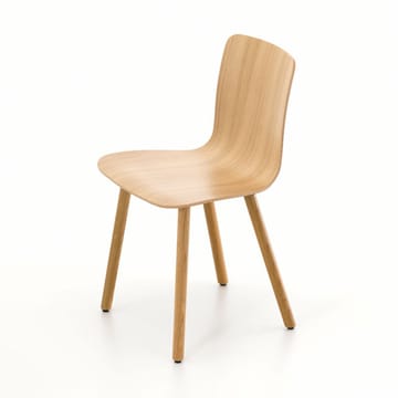 Hal Ply Wood stol - Mørk eik - Vitra
