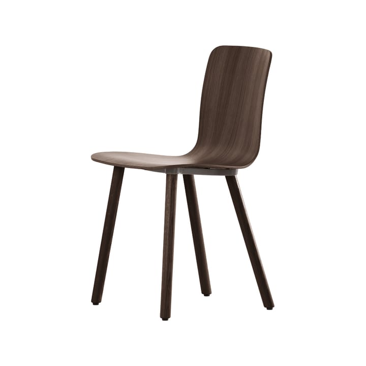 Hal Ply Wood stol - Mørk eik - Vitra