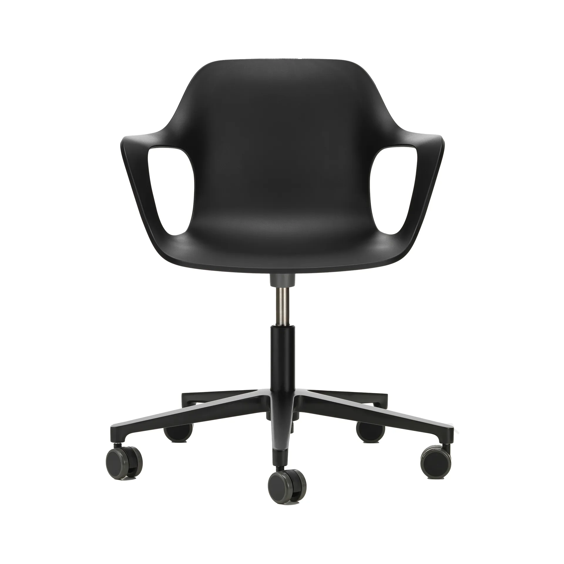 HAL RE armchair studio kontorstol, Deep black Vitra
