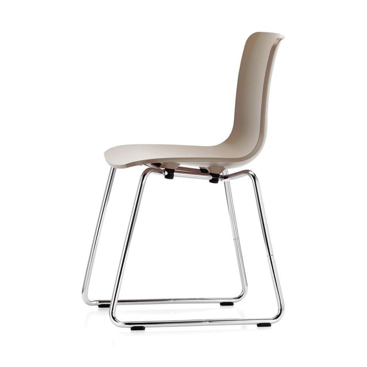 HAL RE sledge kontorstol - Warm grey-chrome - Vitra