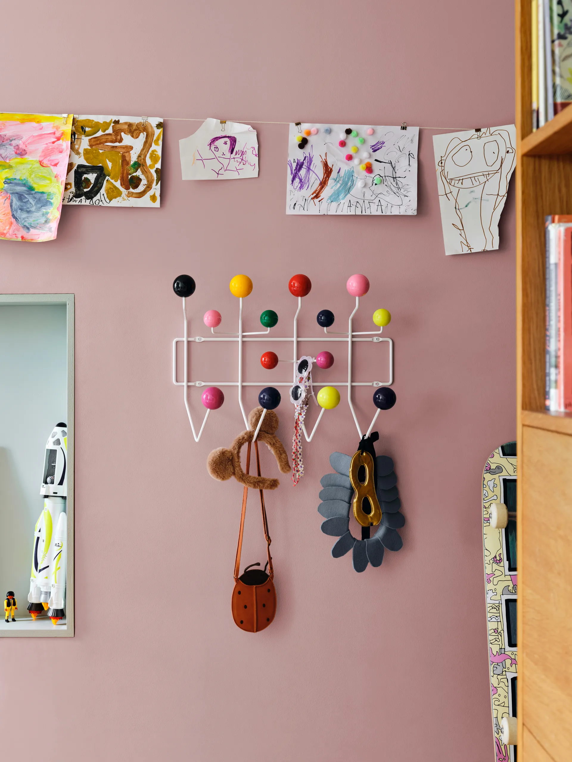 Hang It All kleshenger, Water based laquered-multi Vitra