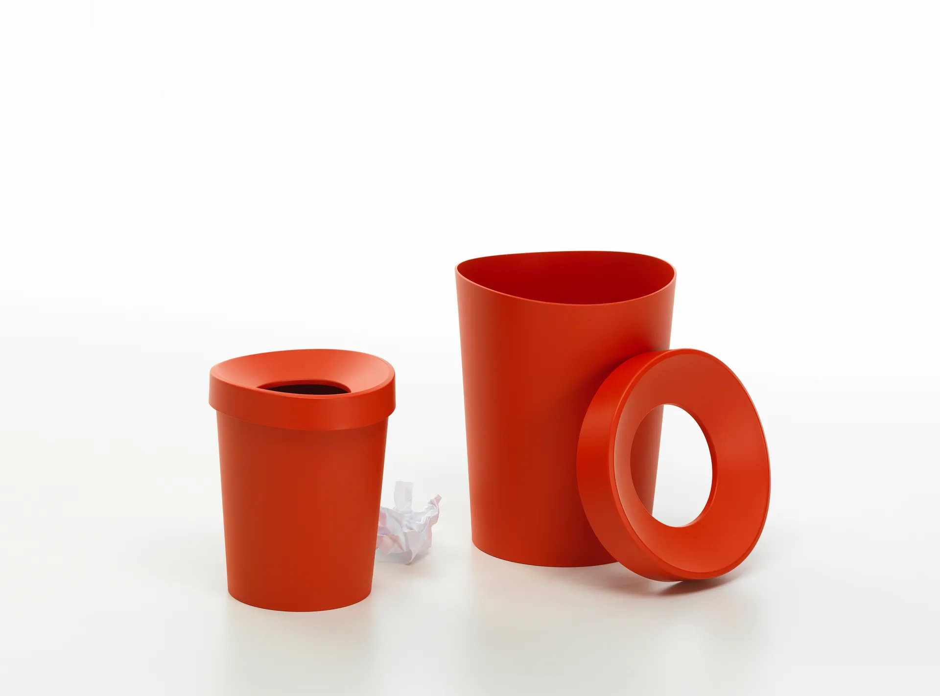 Happy Bin RE L søppelbøtte 37,5 cm Ø30 cm, Poppy red RE Vitra