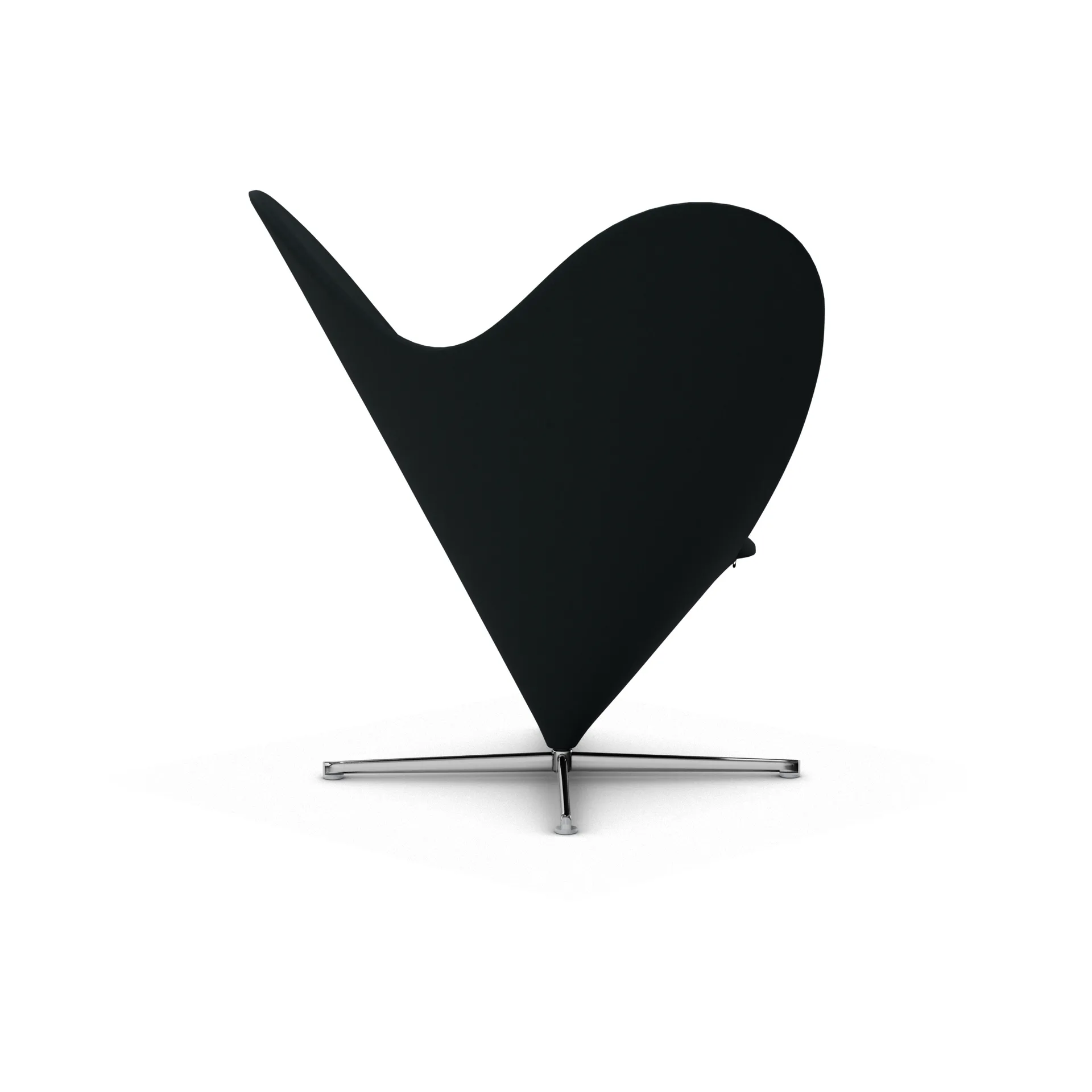 Heart Cone Chair lenestol, Hola sea green-rustfritt stål Vitra