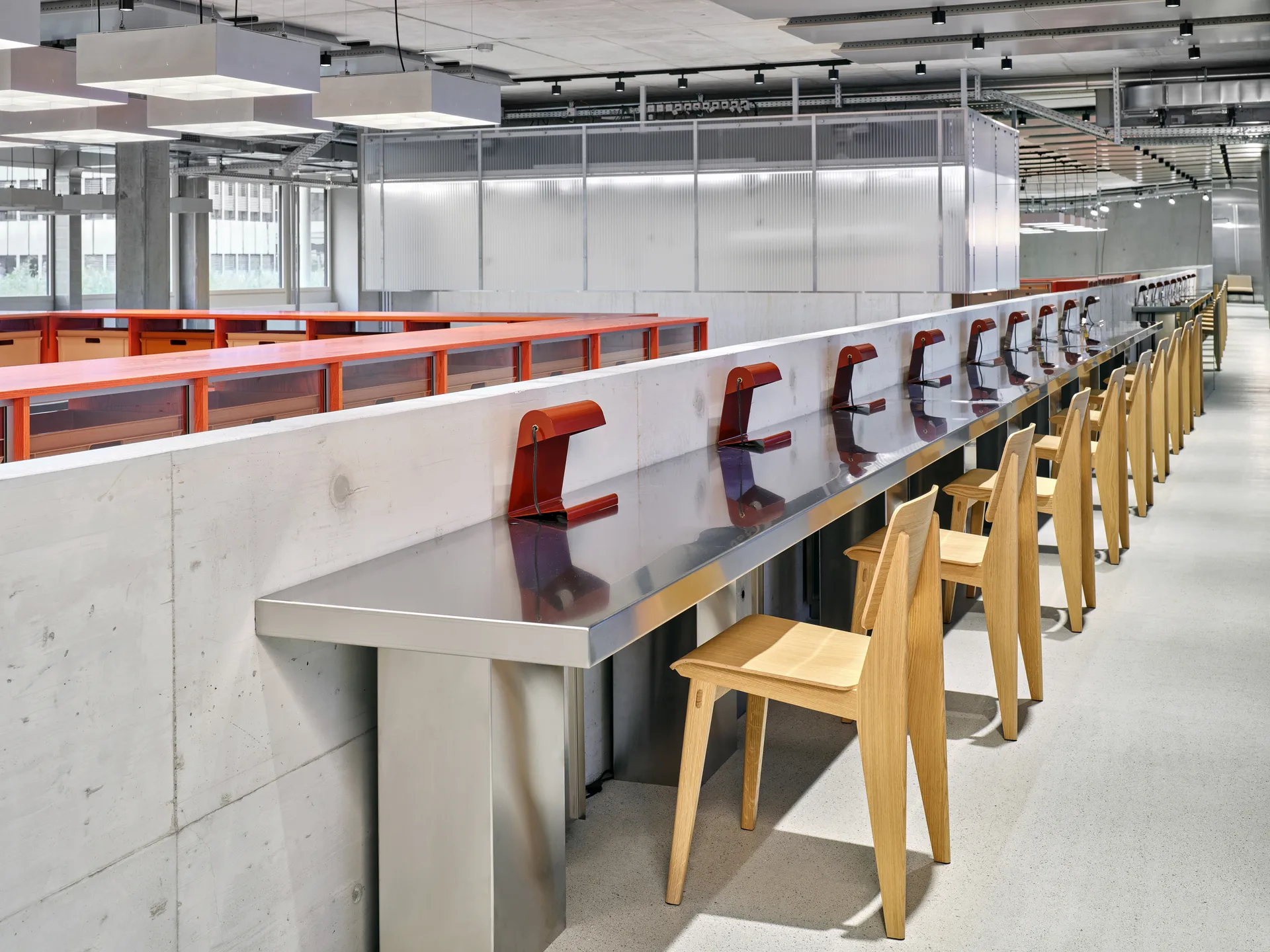 Lampe de Bureau bordslampe, Japanese red Vitra