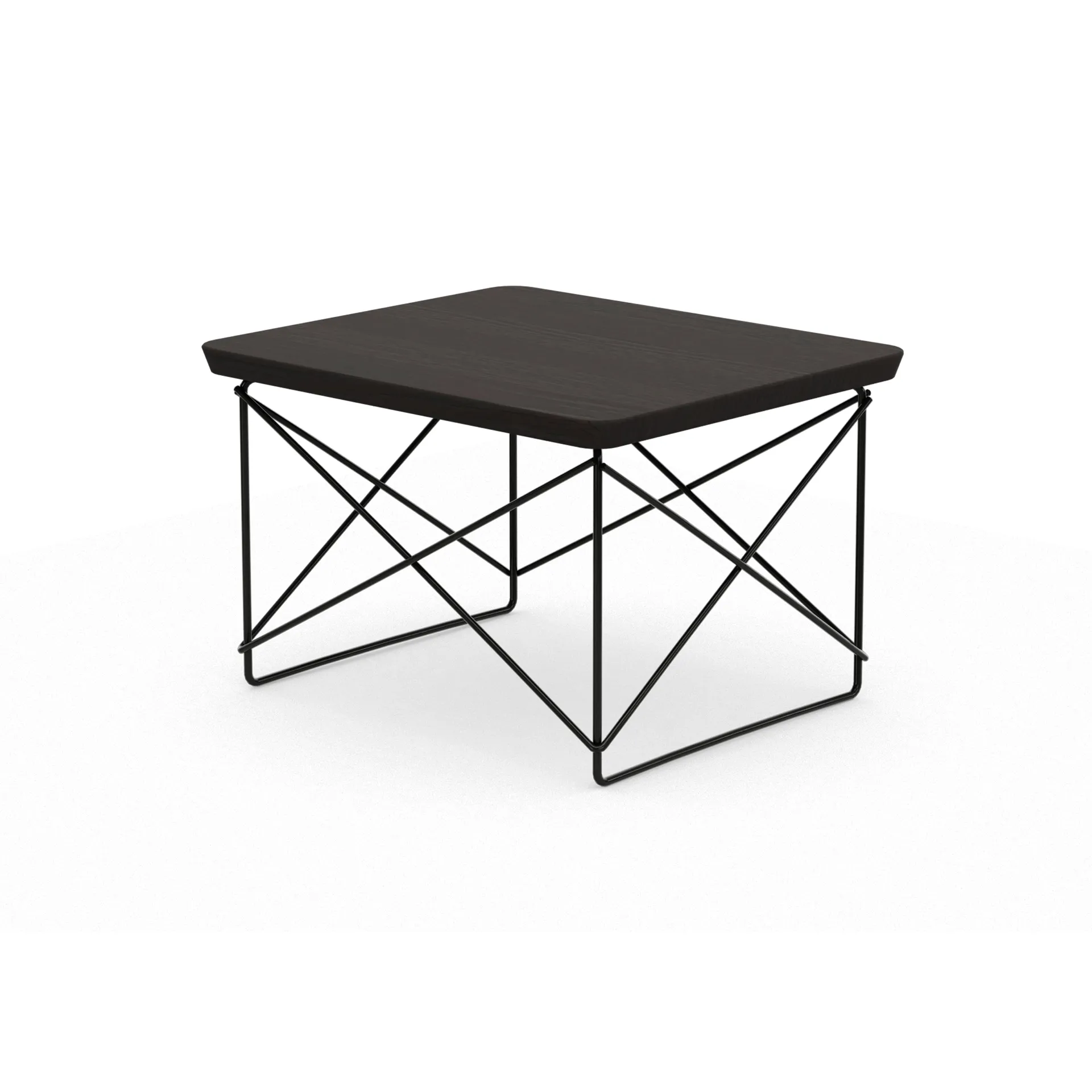 LTR occasional table sidobord, Dark oak-basic dark Vitra
