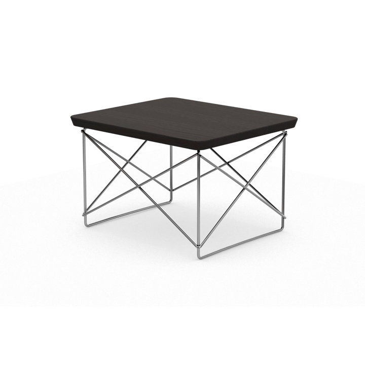 LTR occasional table sidobord, Dark oak-stål Vitra