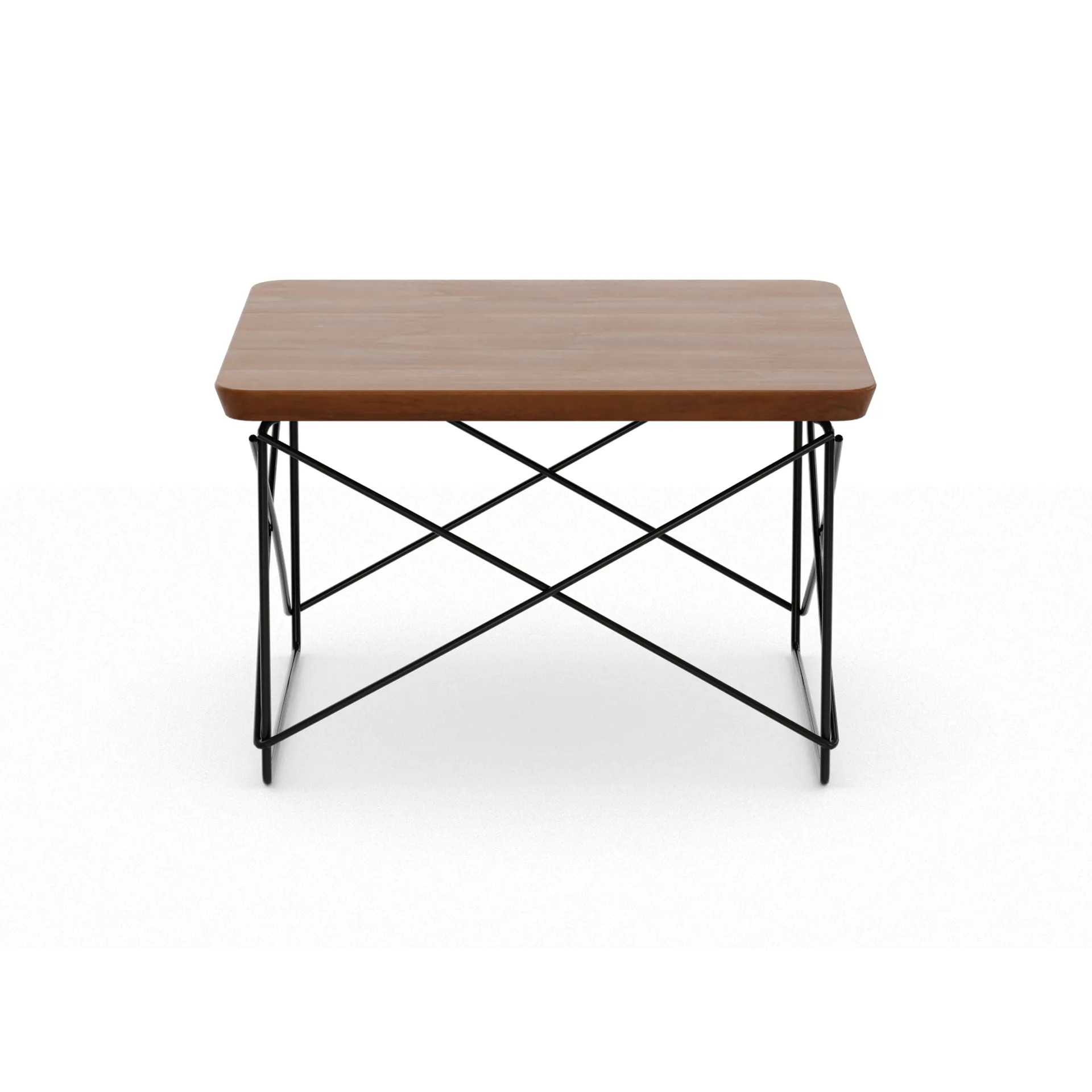 LTR occasional table sidobord, Dark walnut-basic dark Vitra
