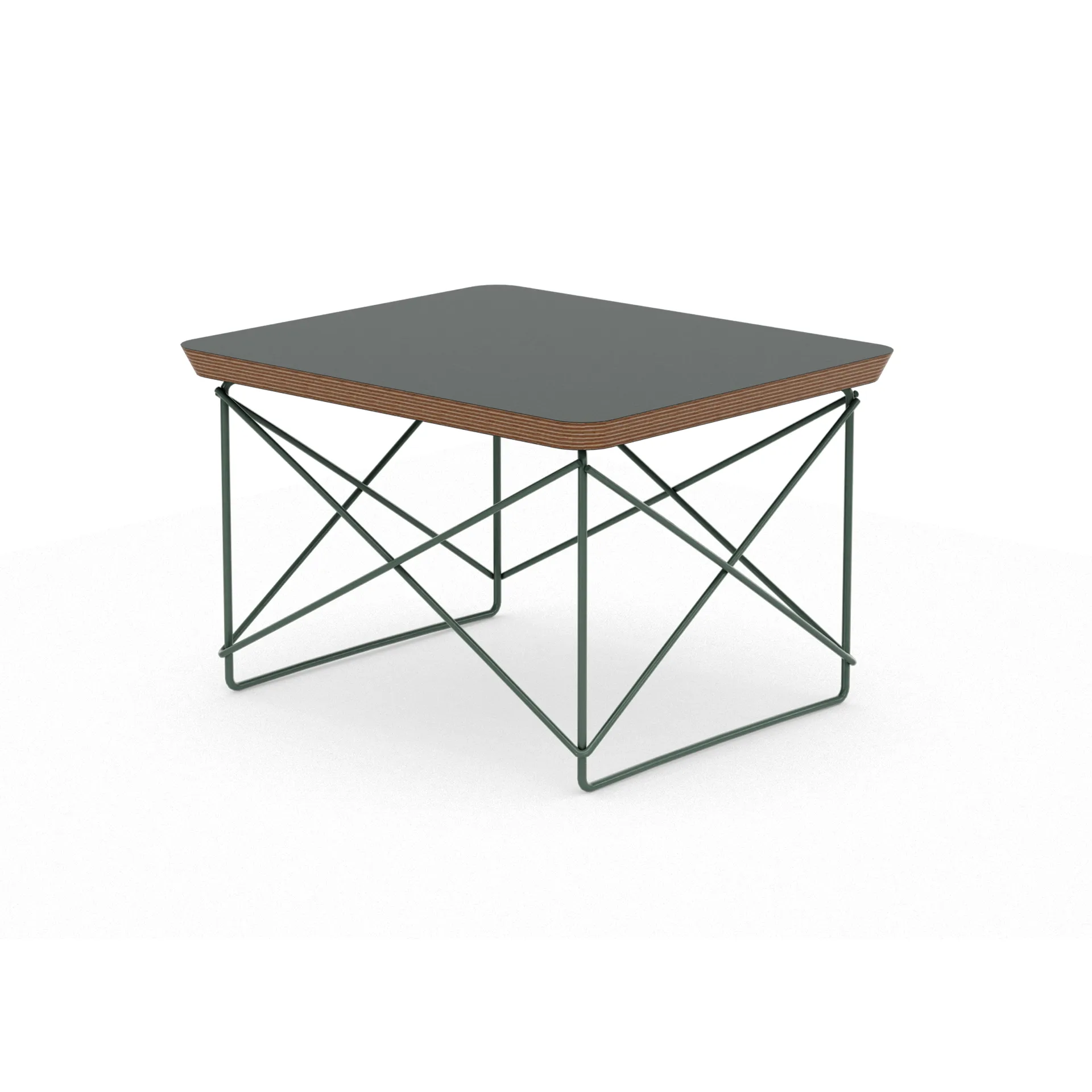 LTR occasional table sidobord, Linoleum jade-eames sea foam green Vitra