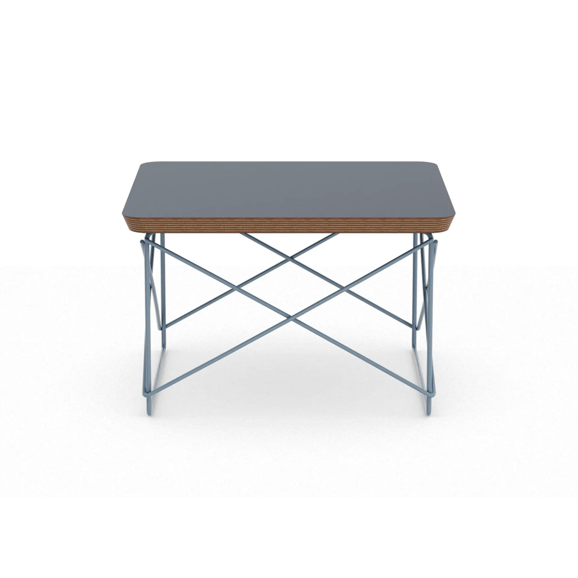 LTR occasional table sidobord, Linoleum smoke-blue sky Vitra