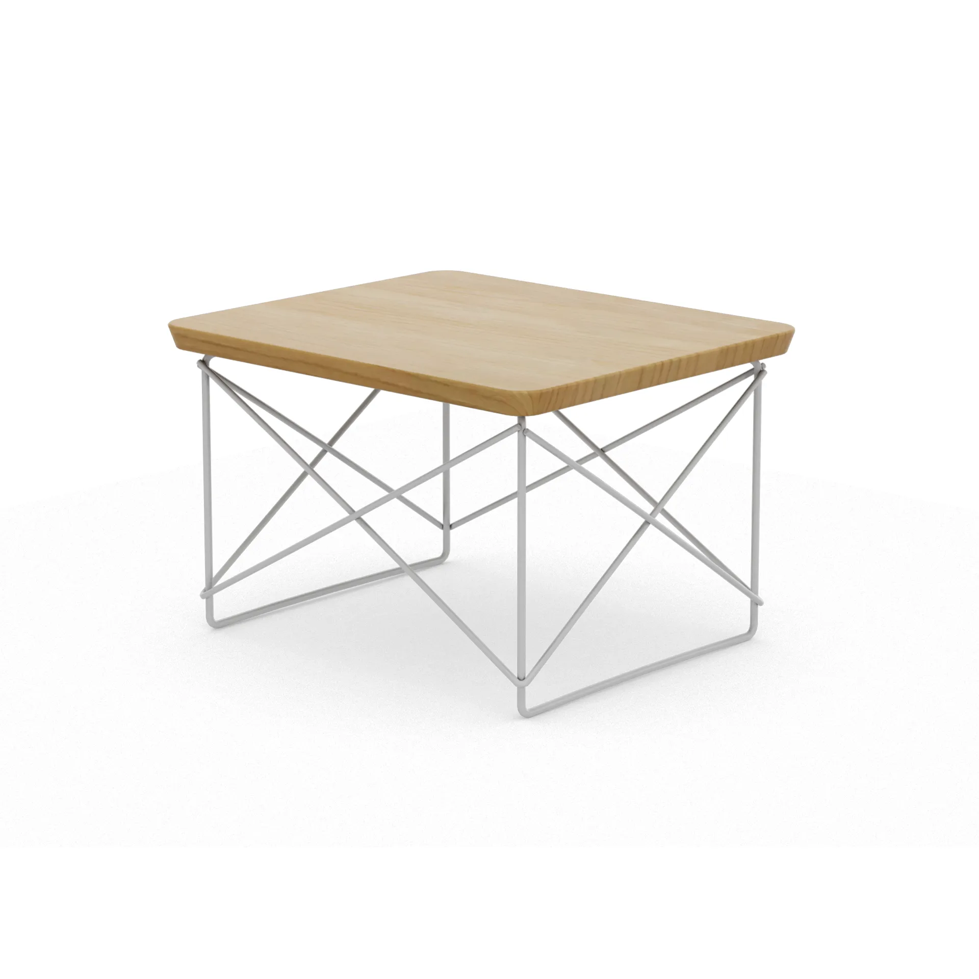LTR occasional table sidobord, Natural chestnut-white Vitra
