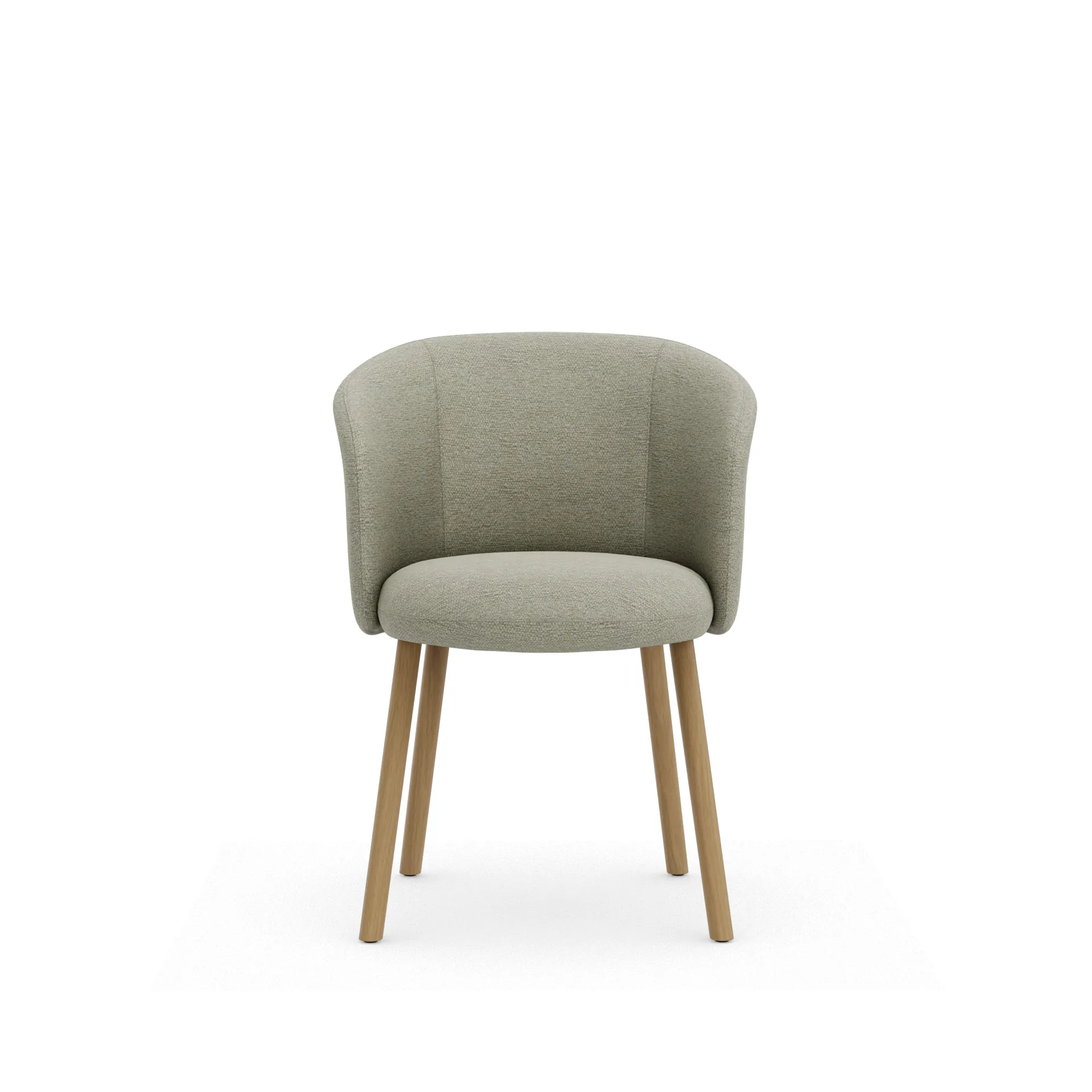 Mikado armlenestol, Nubia Cream-sand-natural oak Vitra