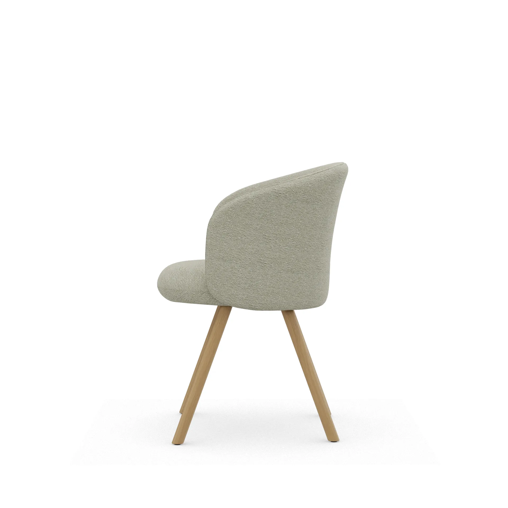 Mikado armlenestol, Nubia Cream-sand-natural oak Vitra