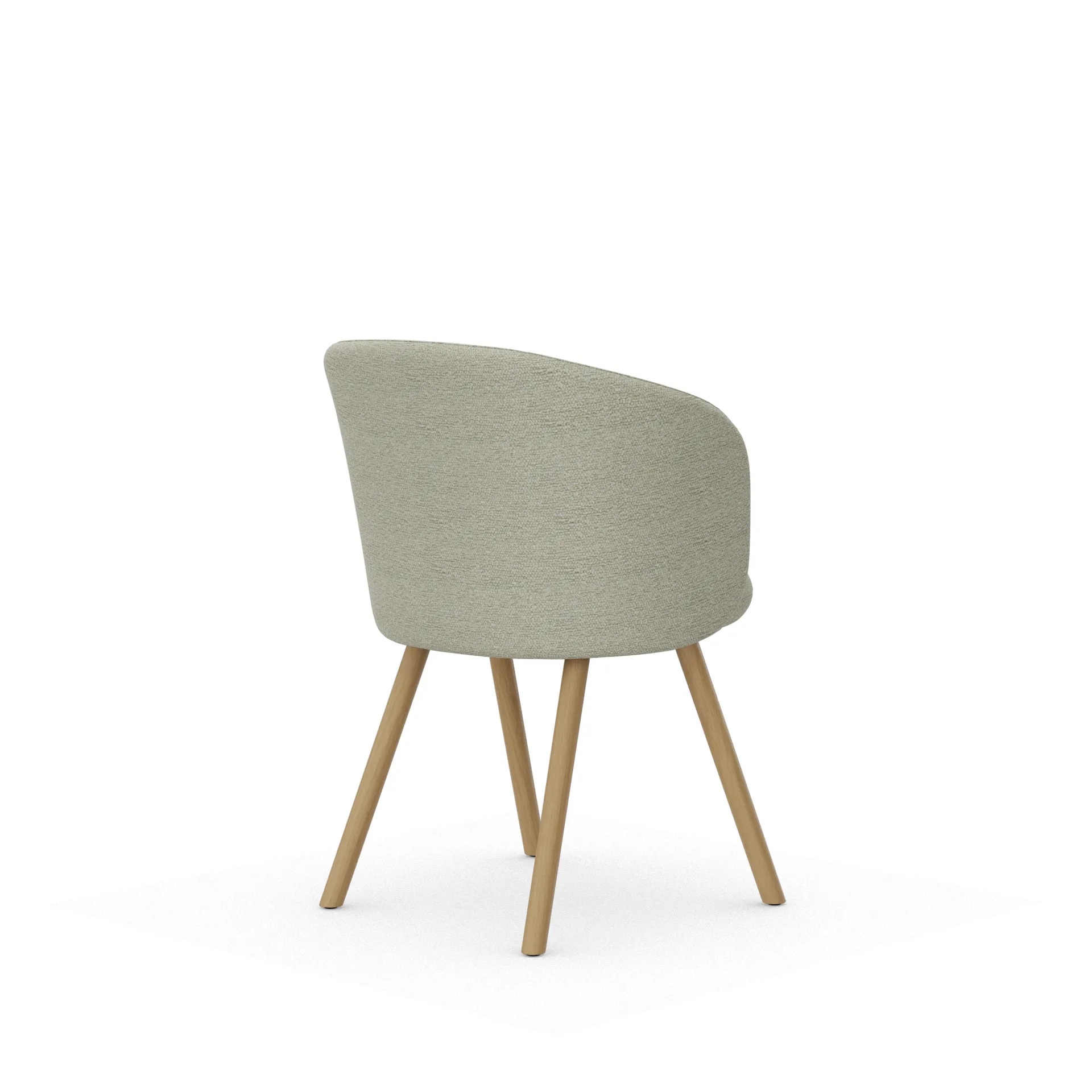 Mikado armlenestol, Nubia Cream-sand-natural oak Vitra