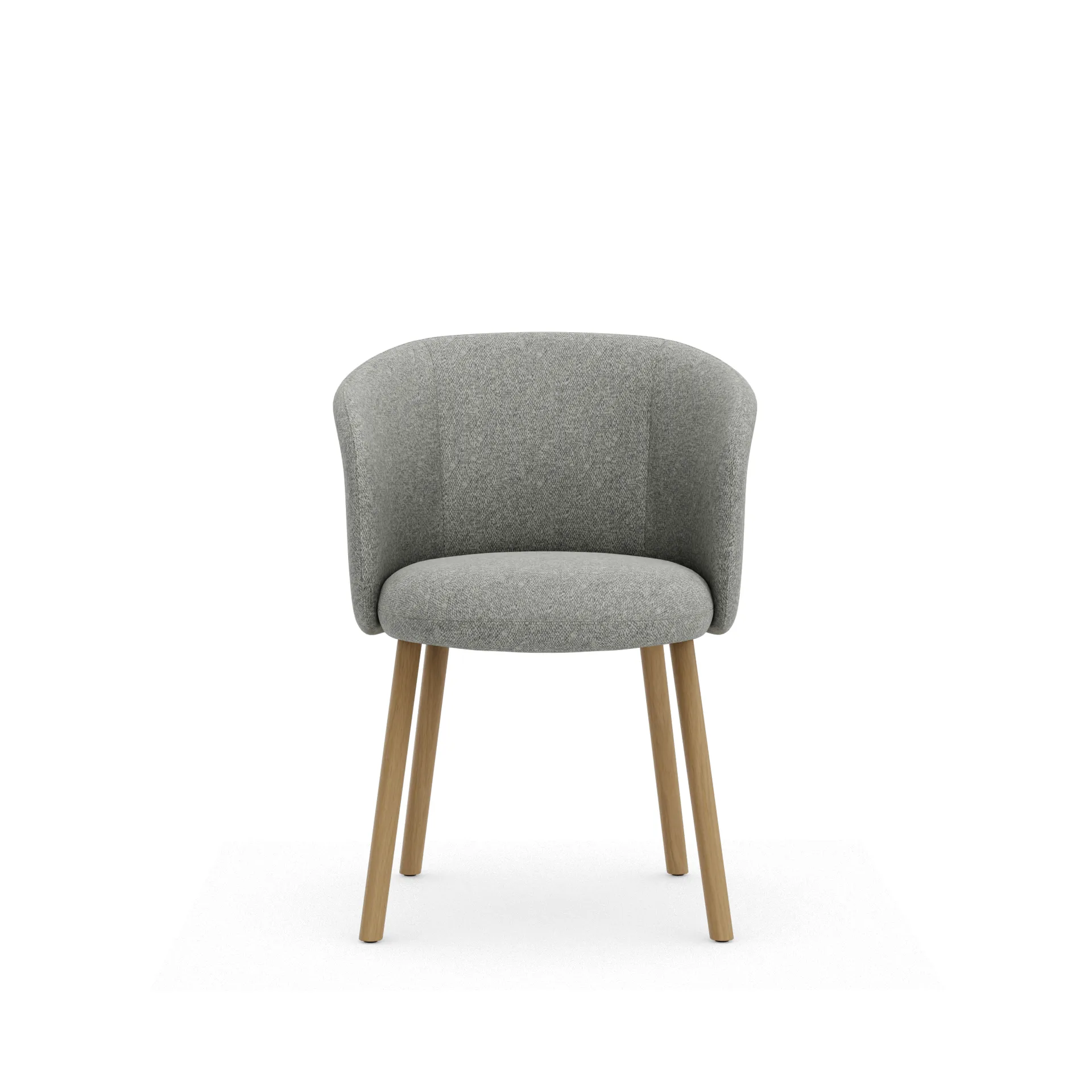 Mikado armlenestol, Nubia Cream-sierra grey-natural oak Vitra
