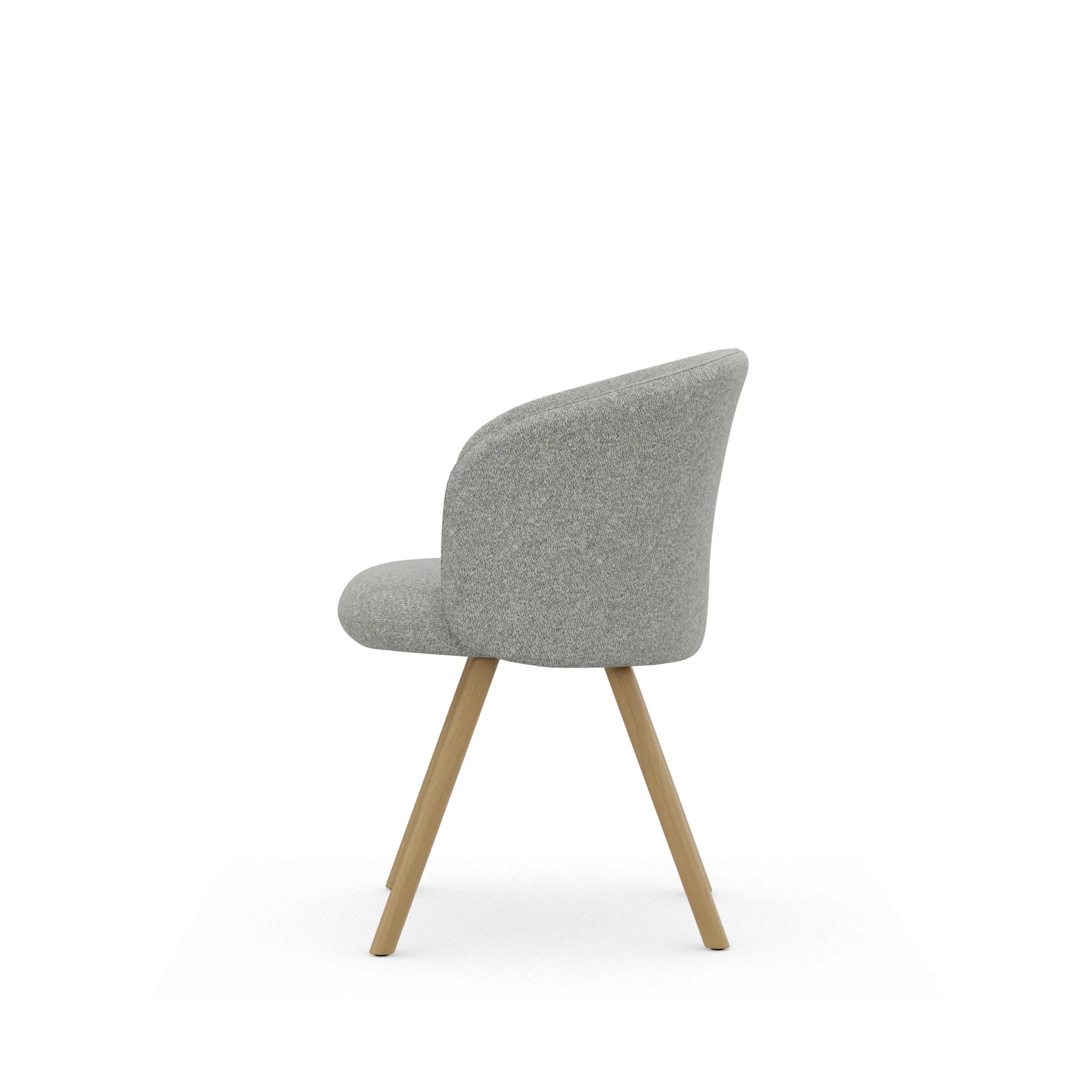 Mikado armlenestol, Nubia Cream-sierra grey-natural oak Vitra