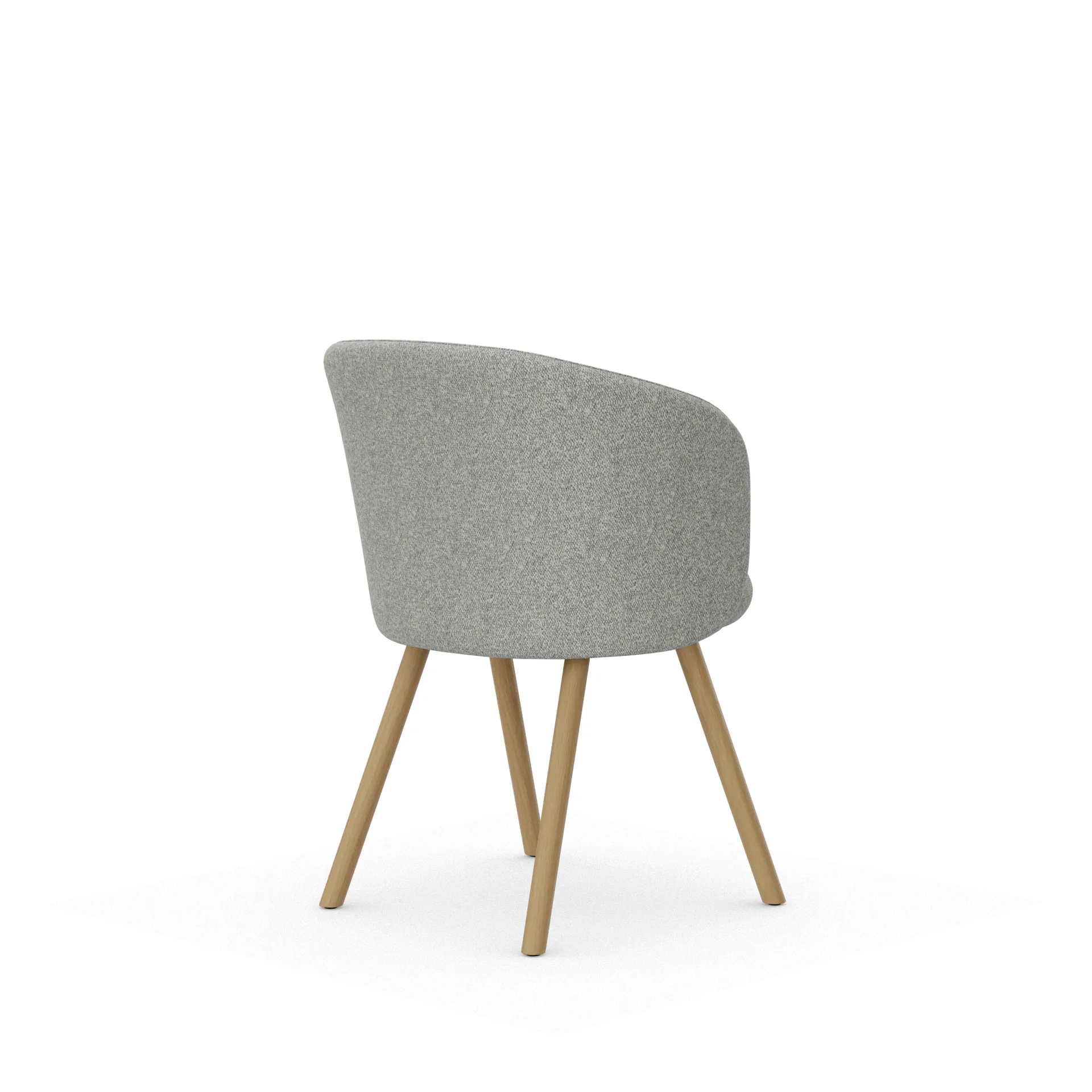 Mikado armlenestol, Nubia Cream-sierra grey-natural oak Vitra