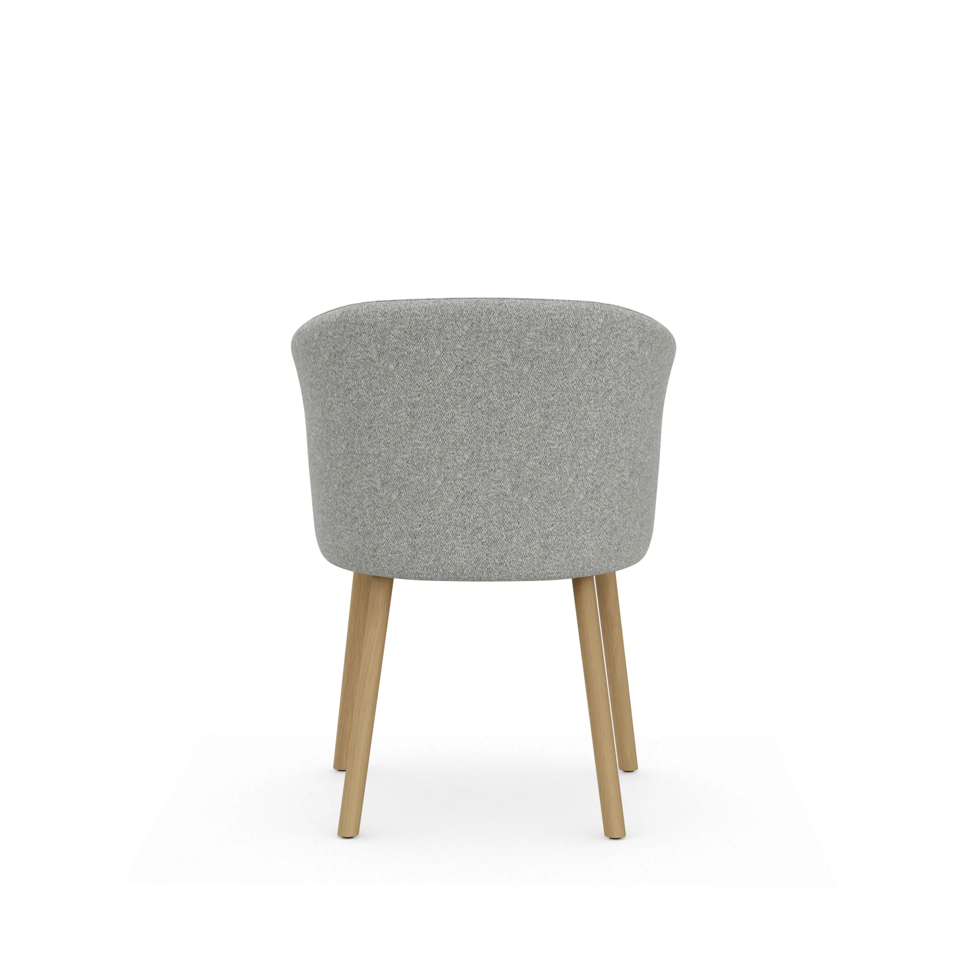 Mikado armlenestol, Nubia Cream-sierra grey-natural oak Vitra