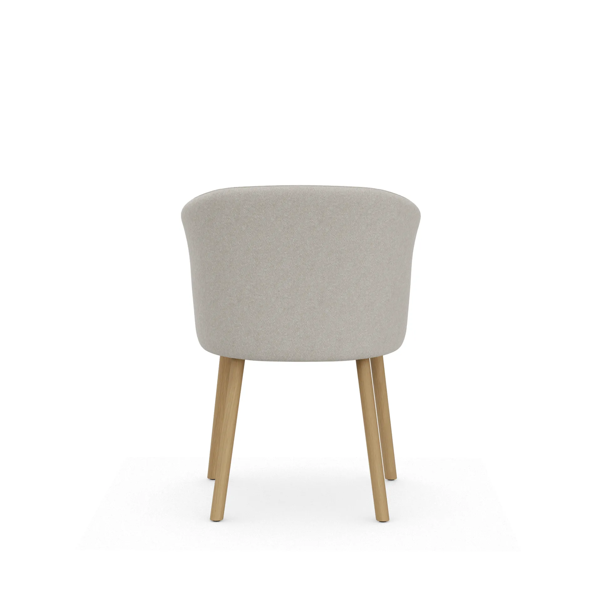 Mikado armlenestol, Nubia Ivory-perle-natural oak Vitra