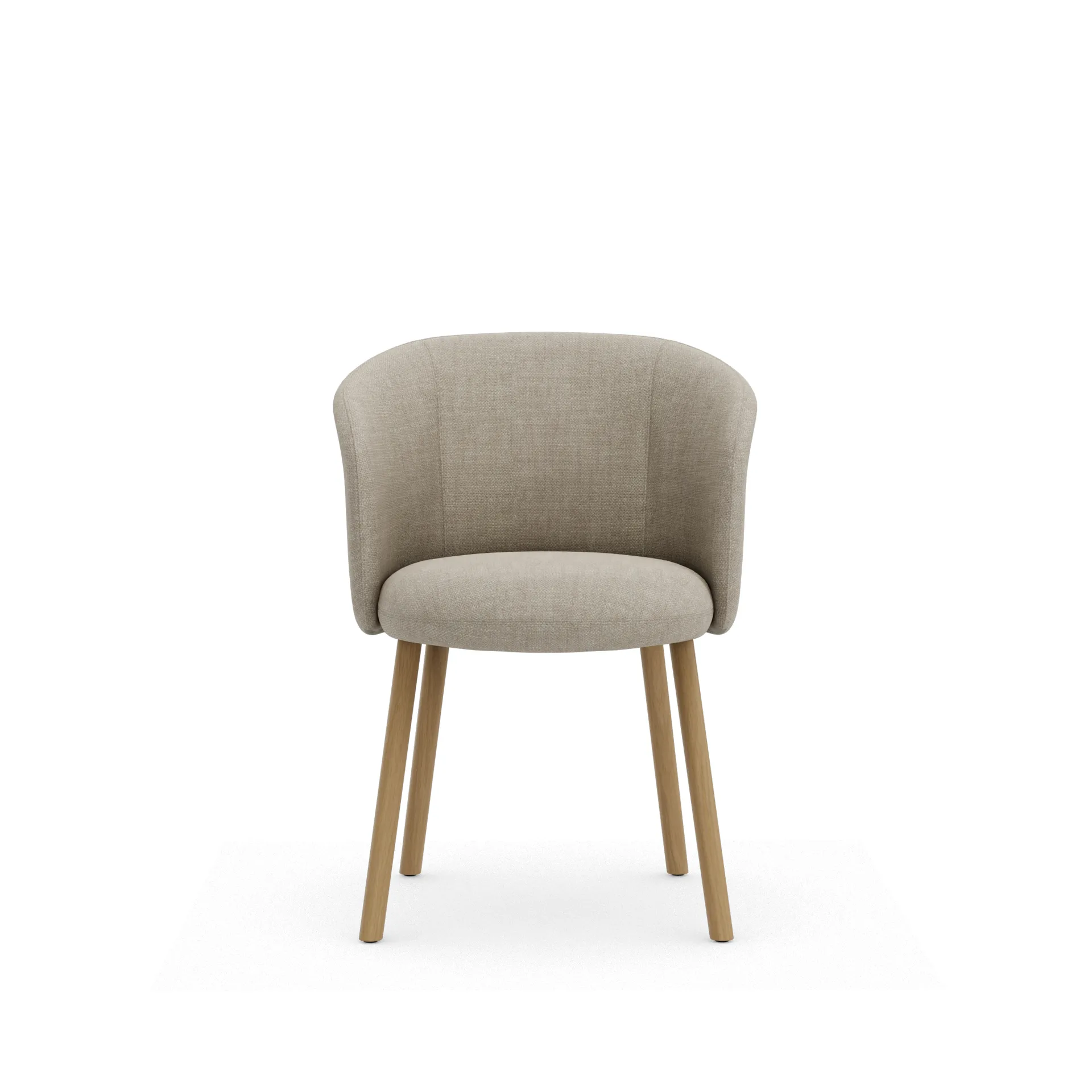 Mikado armlenestol, Savana Pearl melange-natural oak Vitra