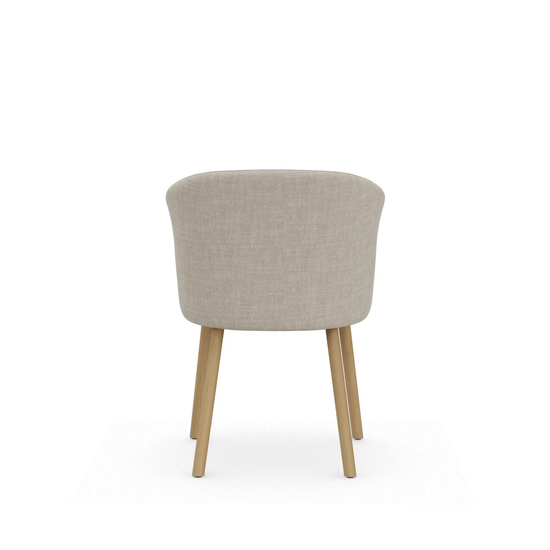 Mikado armlenestol, Savana Pearl melange-natural oak Vitra