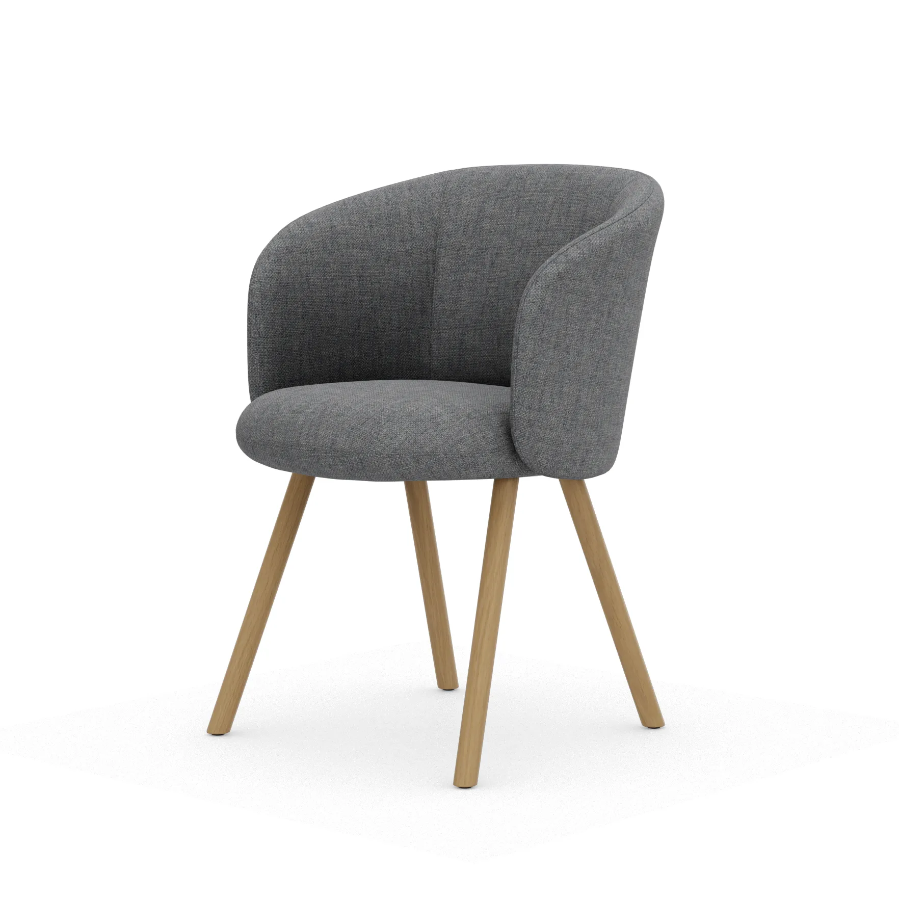 Mikado armlenestol, Savana Pebble-natural oak Vitra