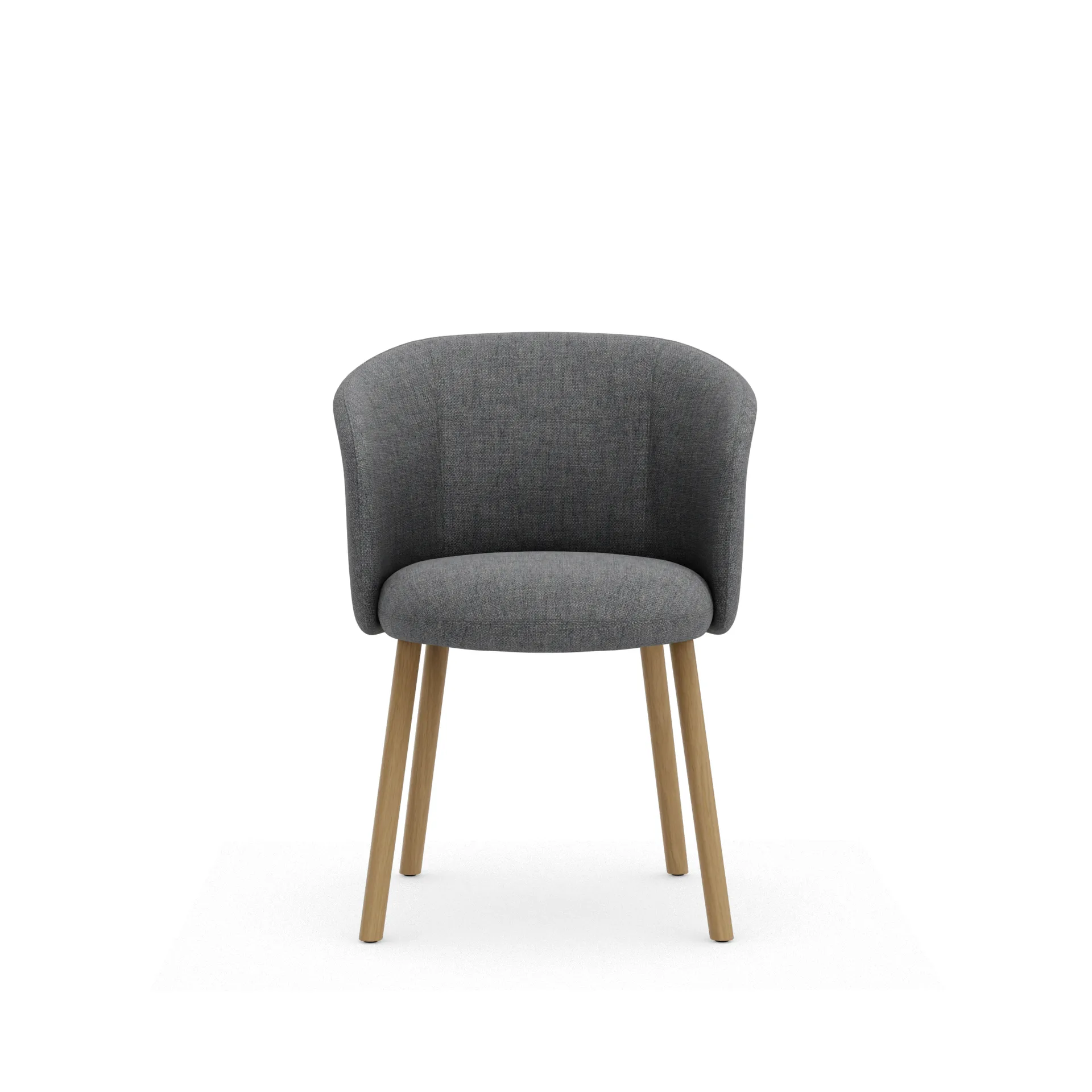 Mikado armlenestol, Savana Pebble-natural oak Vitra