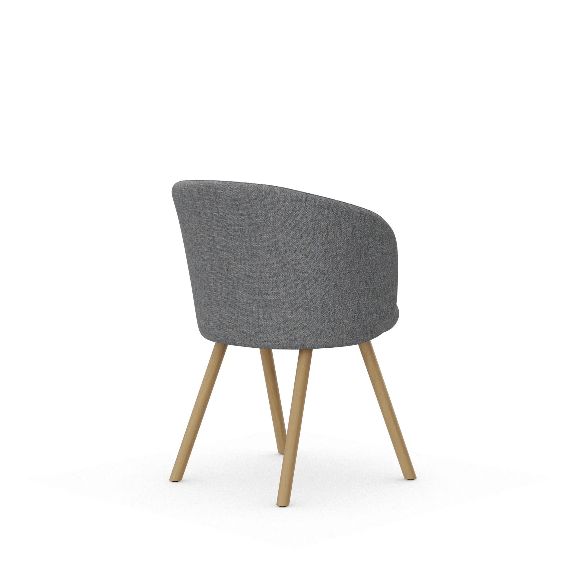 Mikado armlenestol, Savana Pebble-natural oak Vitra