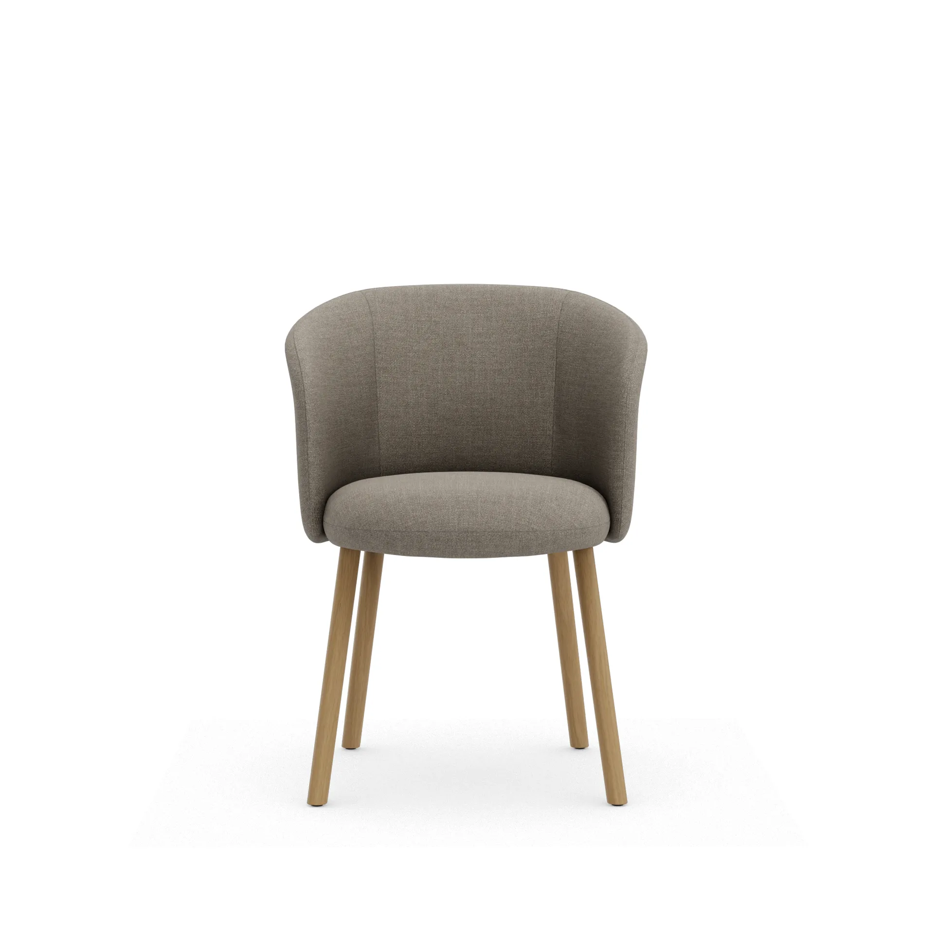 Mikado armlenestol, Savana Sand melange-natural oak Vitra