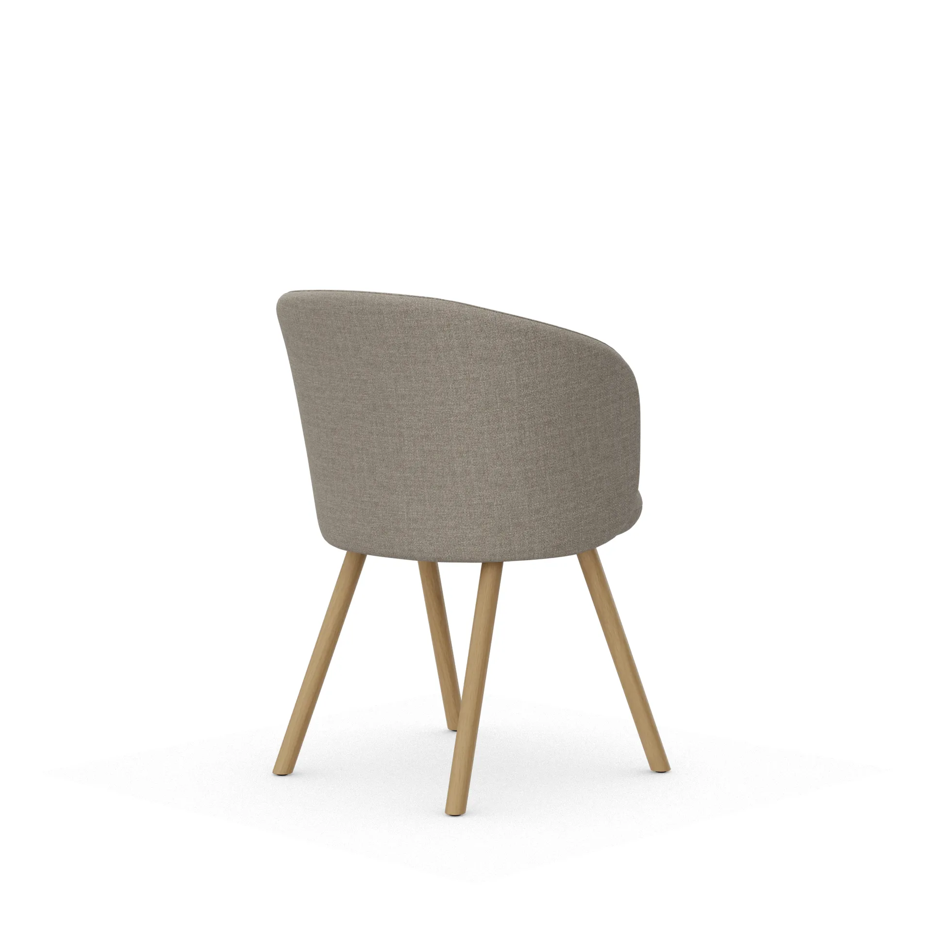 Mikado armlenestol, Savana Sand melange-natural oak Vitra