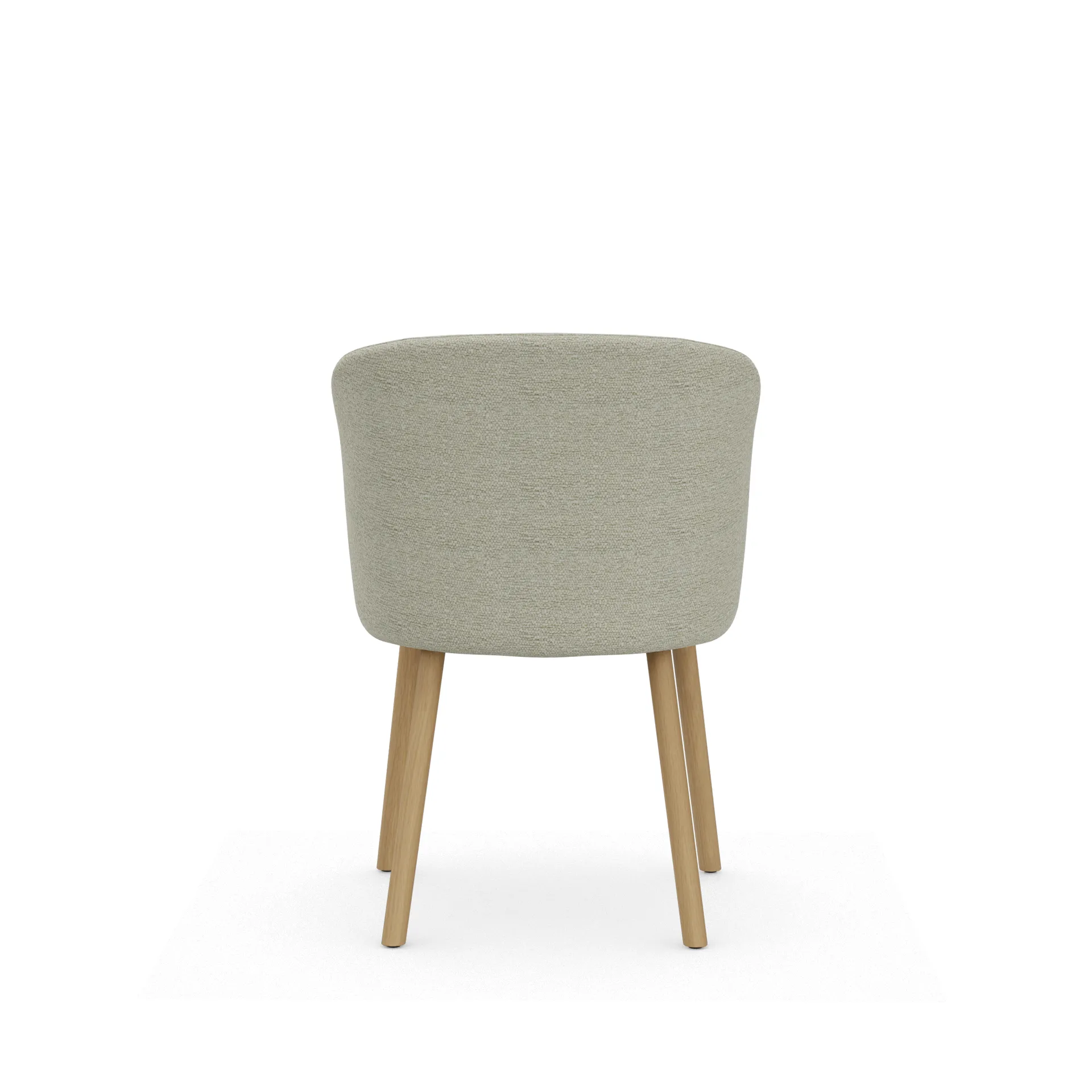 Mikado Side Chair stol, Nubia Cream-sand-natural oak Vitra