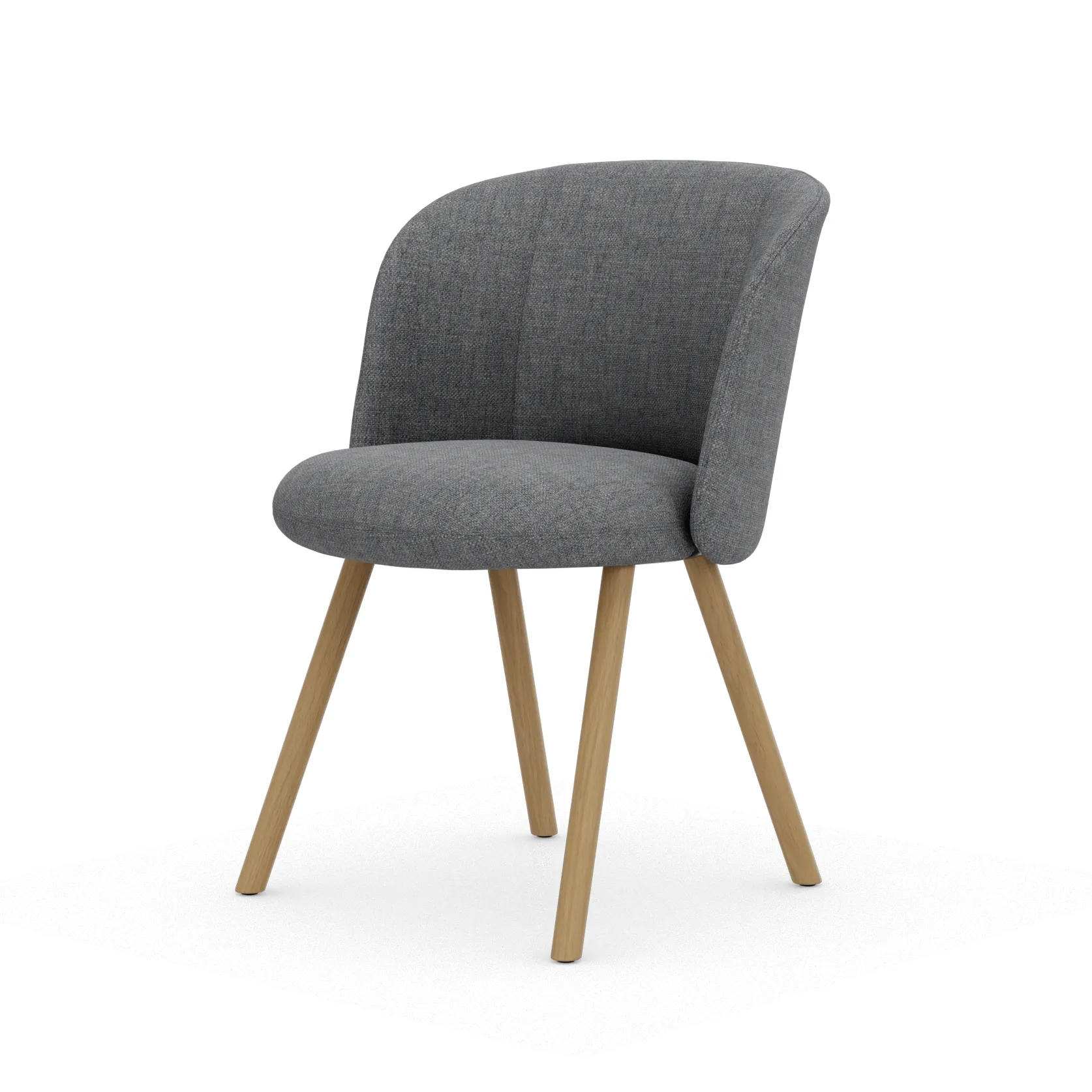 Mikado Side Chair stol, Savana Pebble-natural oak Vitra