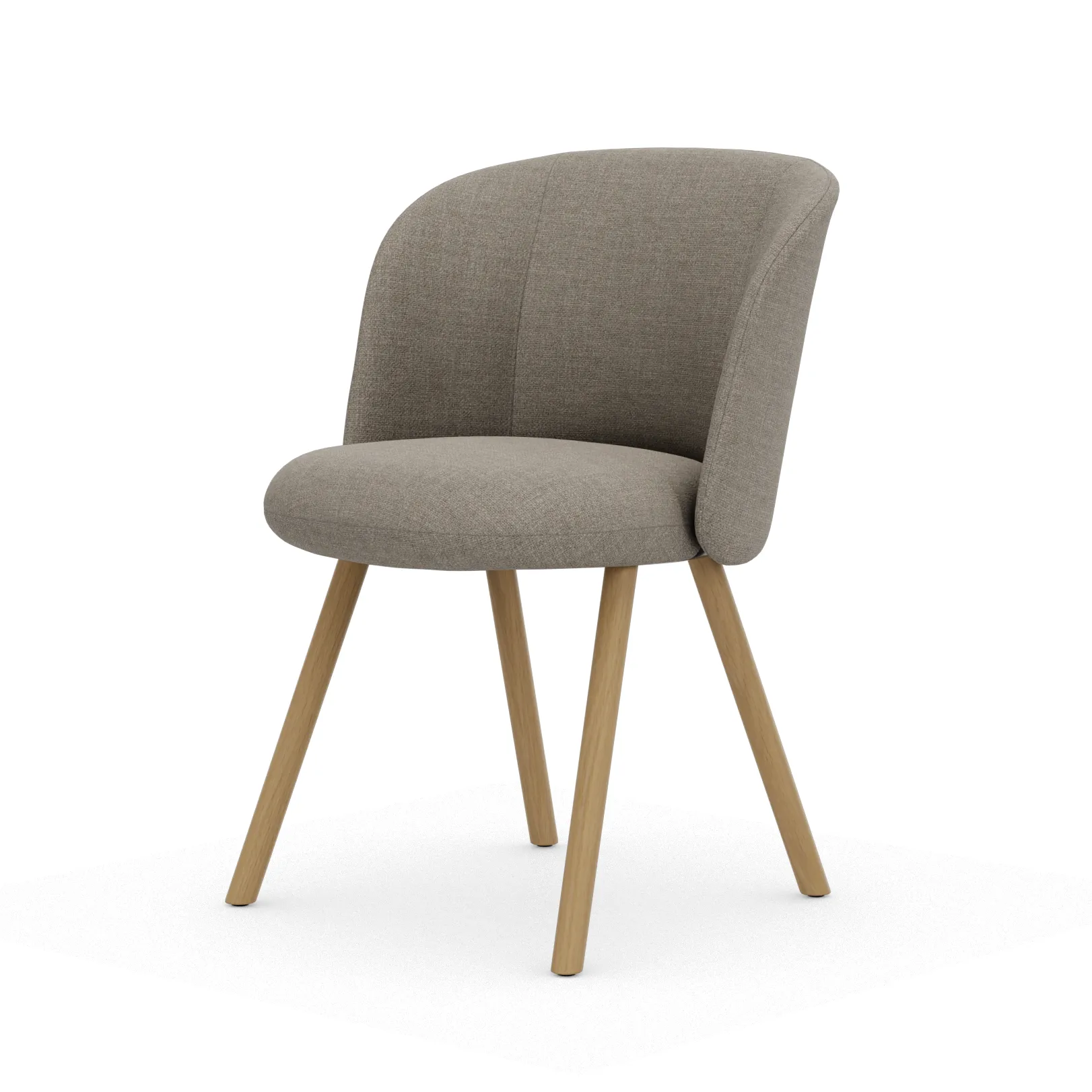 Mikado Side Chair stol, Savana Sand melange-natural oak Vitra
