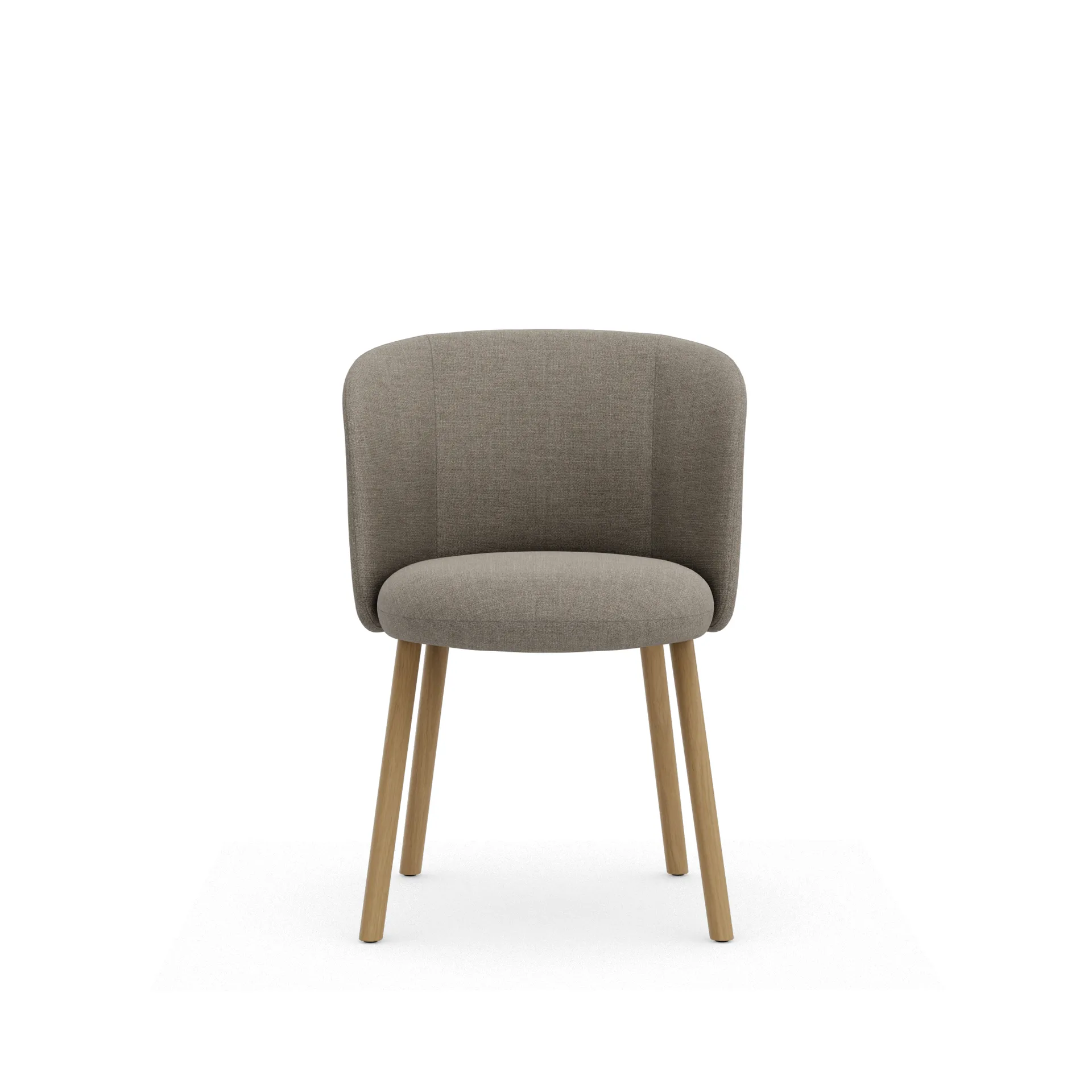 Mikado Side Chair stol, Savana Sand melange-natural oak Vitra