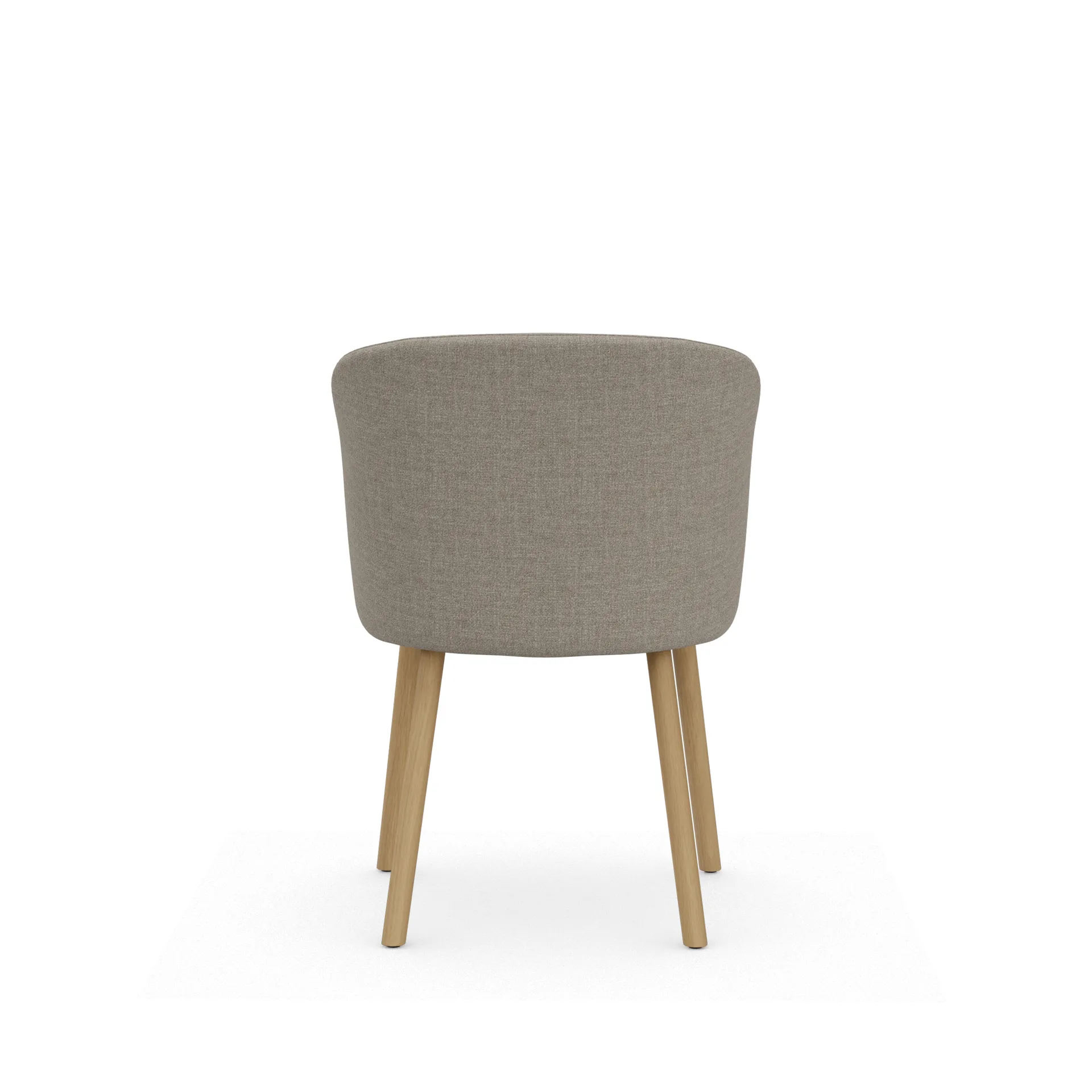 Mikado Side Chair stol, Savana Sand melange-natural oak Vitra