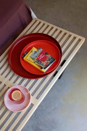 Nelson benk - Ask-Sortlakkert ask 122x35 cm - Vitra