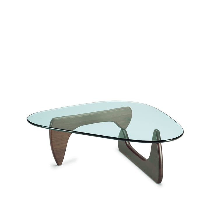 Noguchi coffee table sofabord glasskive - Valnøtt - Vitra