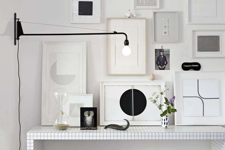 Petite Potence vegglampe, Deep black Vitra