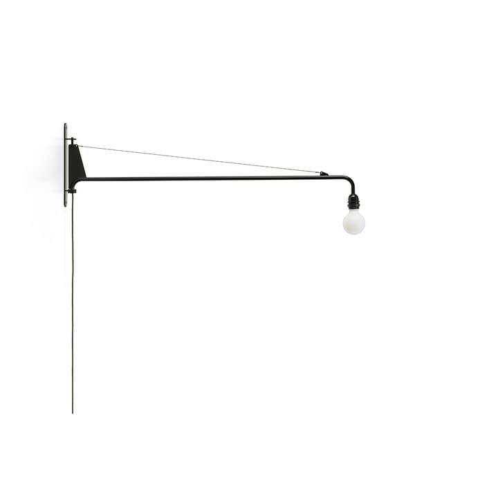 Petite Potence vegglampe, Deep black Vitra